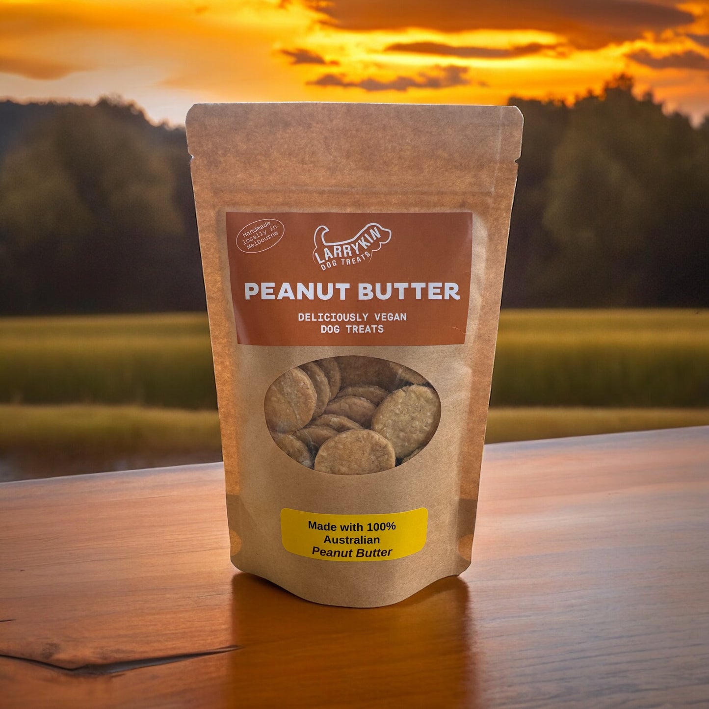 Larrykin Vegan Dog Treats - Peanut Butter