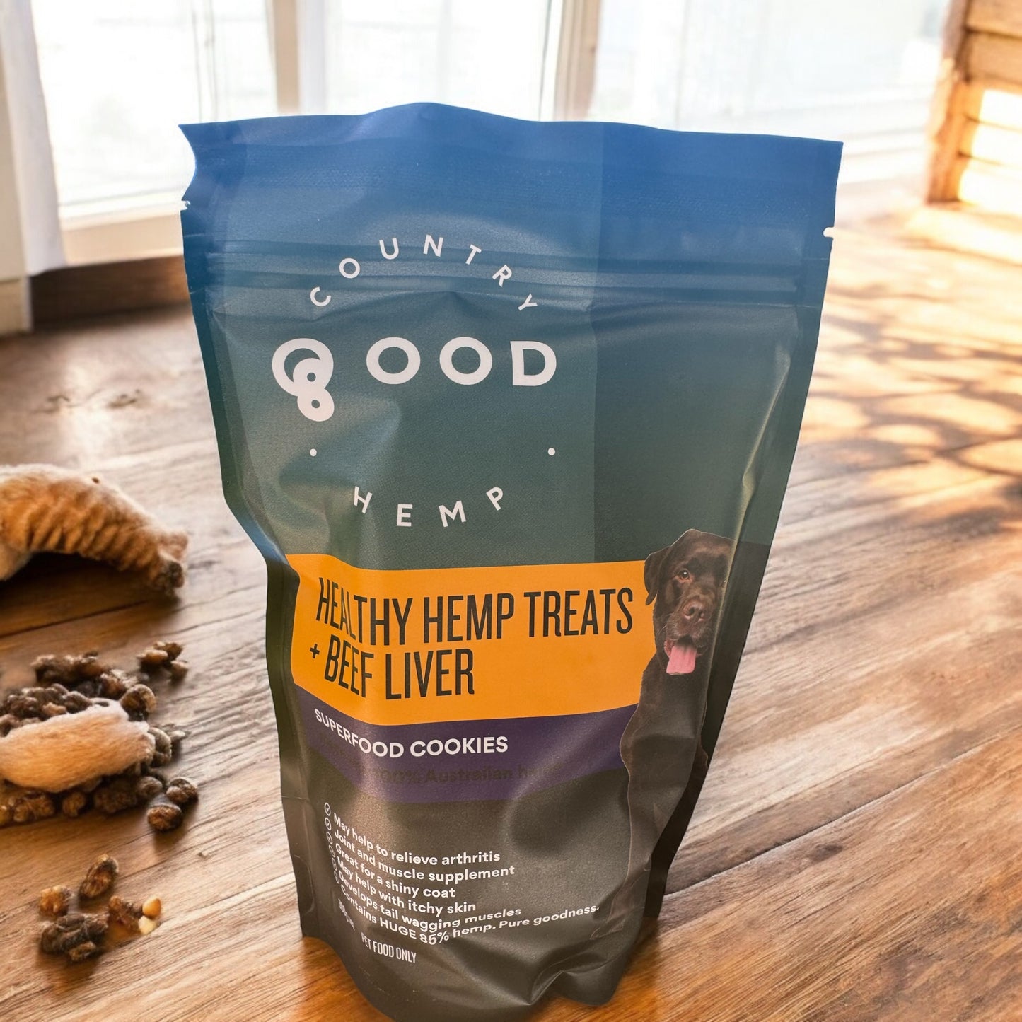 Good Country Hemp - Healthy Hemp Treats for Dogs with Beef & Liver